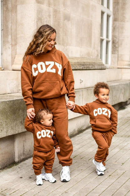 COZY Mini Tracksuit Brown Sets – product image 10 of 10