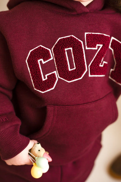 COZY Adult Tracksuit Burgundy Set – product image 3 of 6