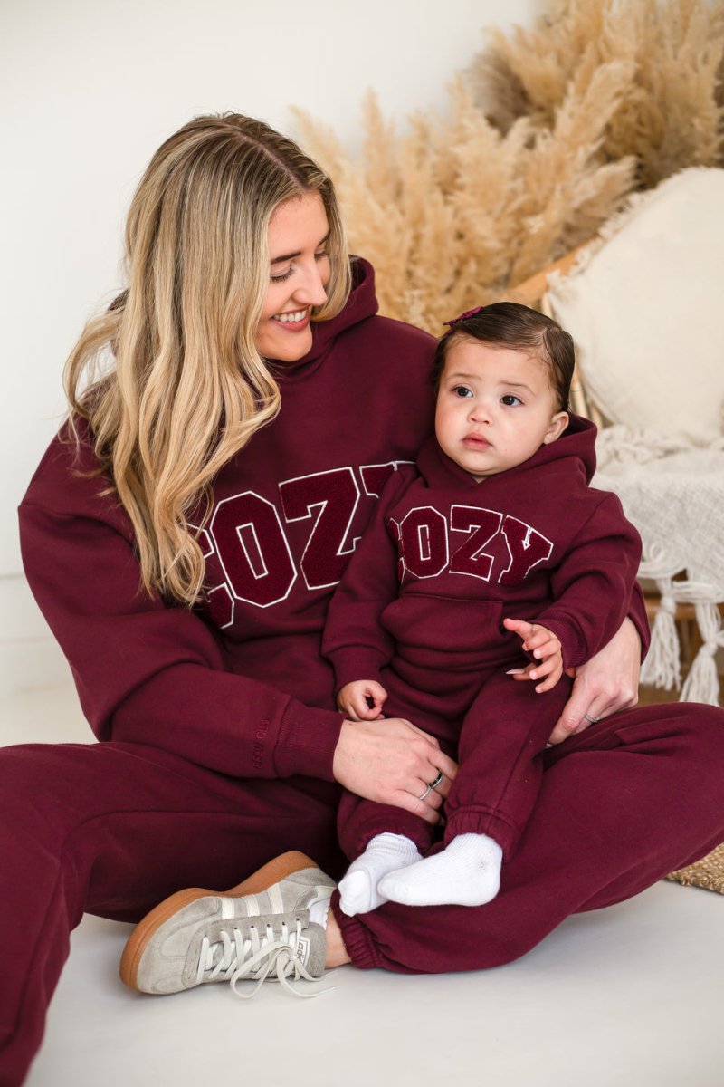 COZY Adult Tracksuit Burgundy Set – product image 1 of 6