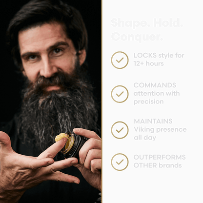 Clear Mustache Wax for a Natural Hold – how to use