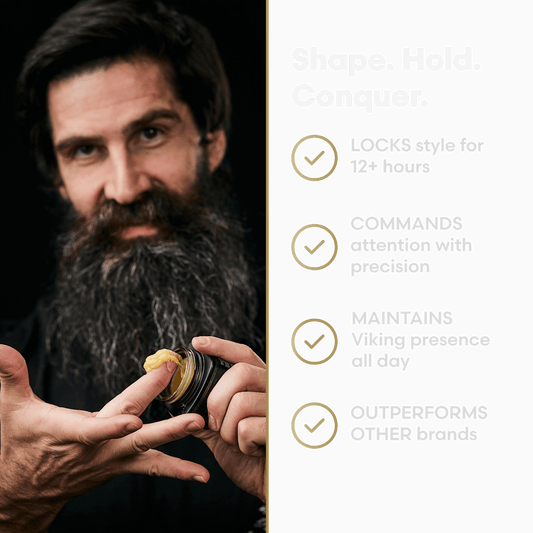 Clear Mustache Wax for a Natural Hold – how to use