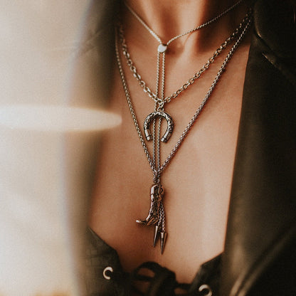 Cowboy Boot Pendant Necklace – product image 3