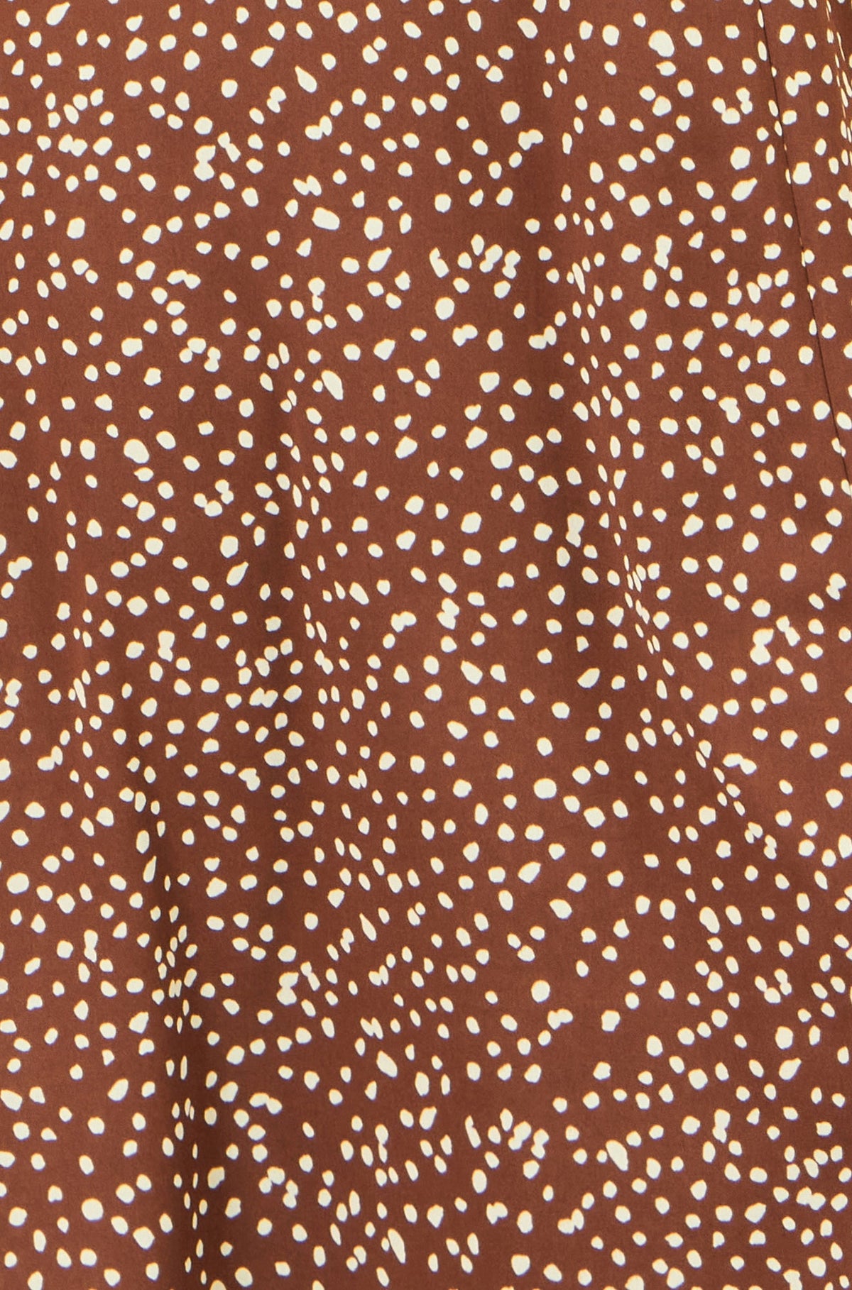 Yumi Brown Spot Midi Dress With Split Hemline – product image 7