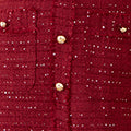 Yumi Burgundy Boucle Tunic Dress – product image 7 of 7