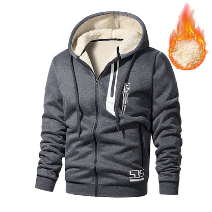 Men's Fleece-Lined Hooded Jacket – product image 1