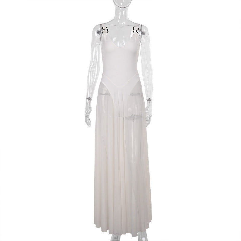 Women's Mesh-Panel Resort Dress – product image 6