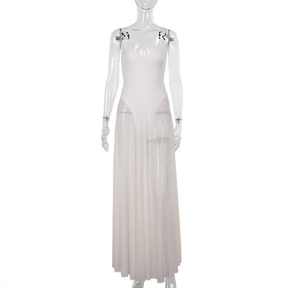 Women's Mesh-Panel Resort Dress – product image 6
