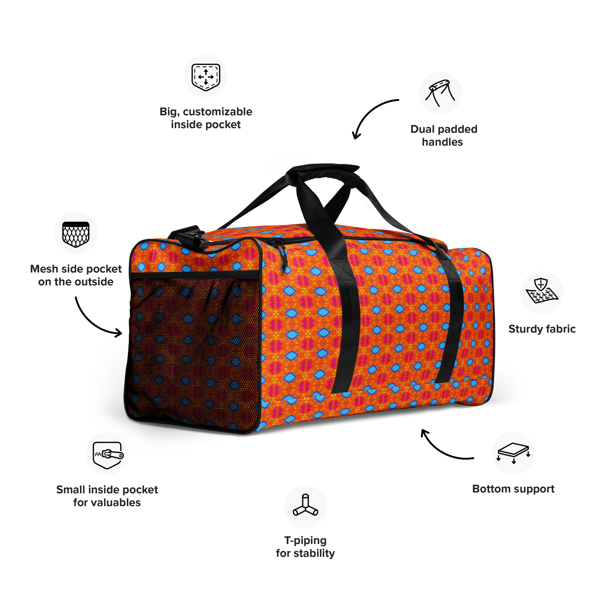 Te Amo Duffle Bag – product image 2
