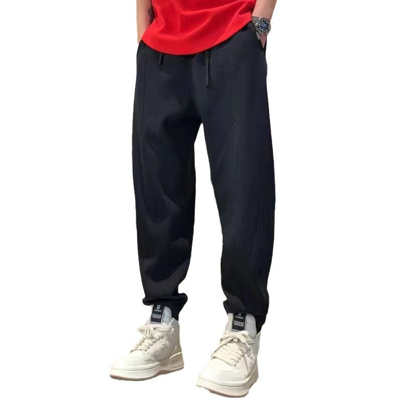 Men's Loose-Fit Cuffed Harem Trousers – product image 4
