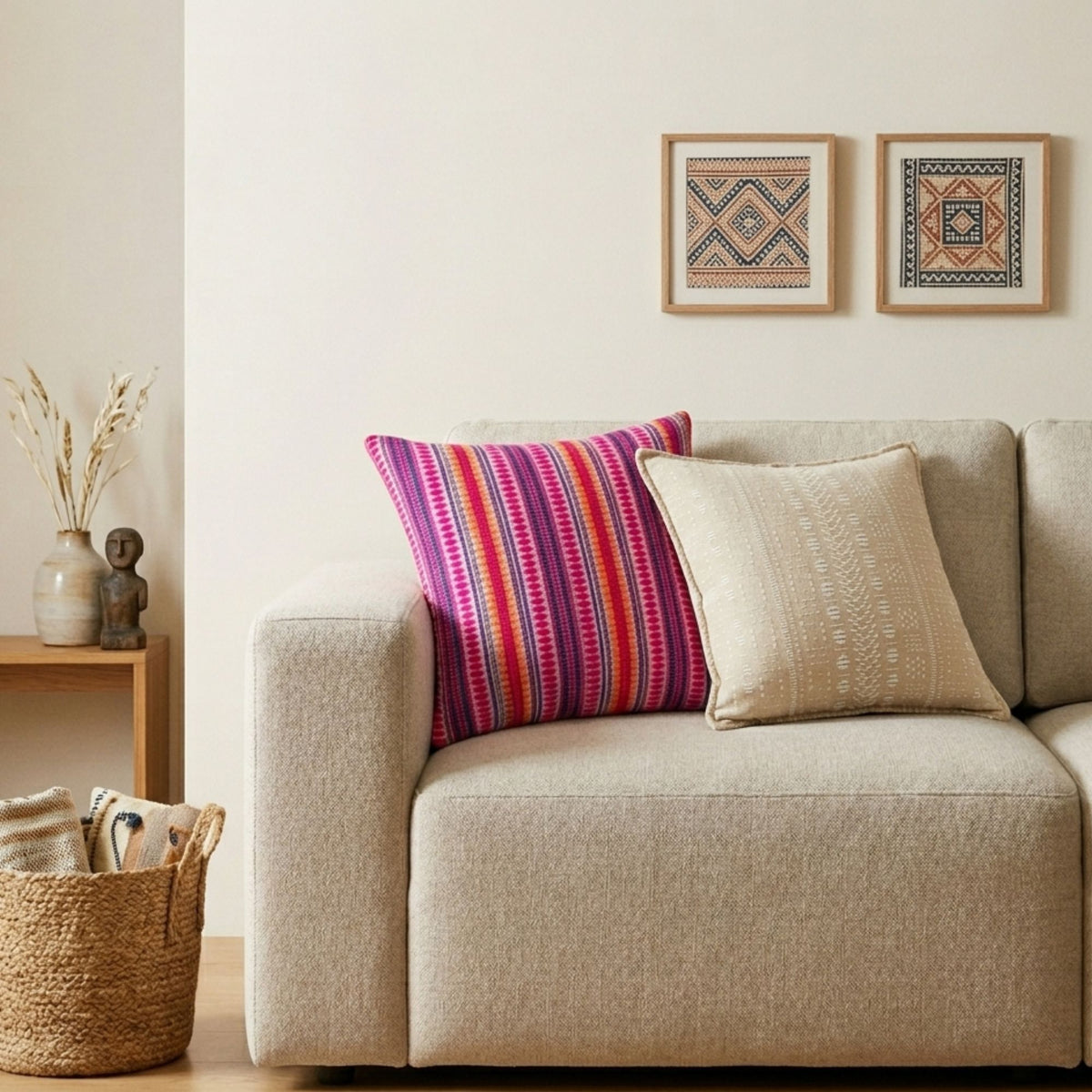 Classic Cushion Cover - Soft Stone - 45 x 45cm