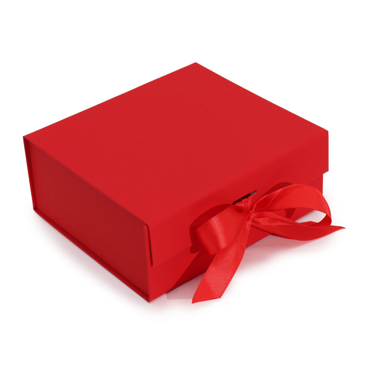 Flat Pack Gift Box - Medium Square (20x18.2x8cm) - Red – product image 1 of 6