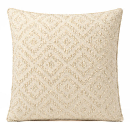 Classic Cushion Cover - Neutral Geo Creme - 60 x 60cm - Jumbo Style