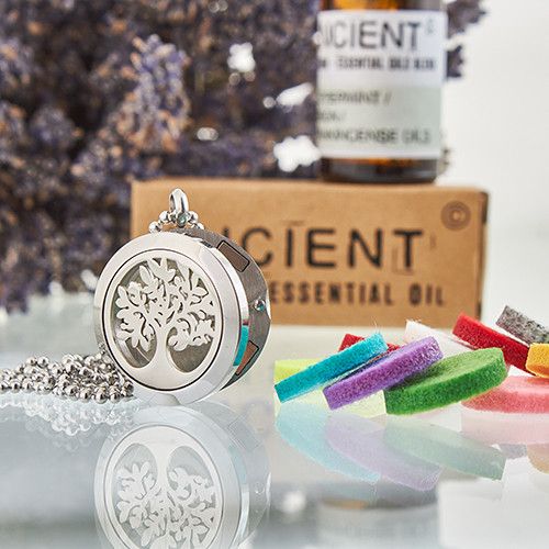 Aromatherapy Diffuser Necklace - Tree of Life 25mm – product image 2 of 5