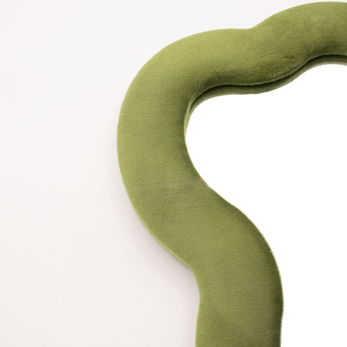 Soft Squiggly Mirror - Large Cloud - Moss Green (33.4x23.5x2.3cm) – product image 4 of 6