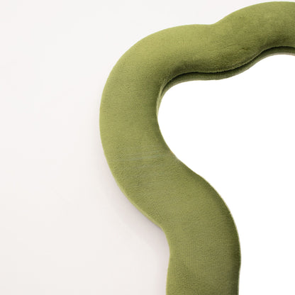 Soft Squiggly Mirror - Large Cloud - Moss Green (33.4x23.5x2.3cm) – product image 4 of 6