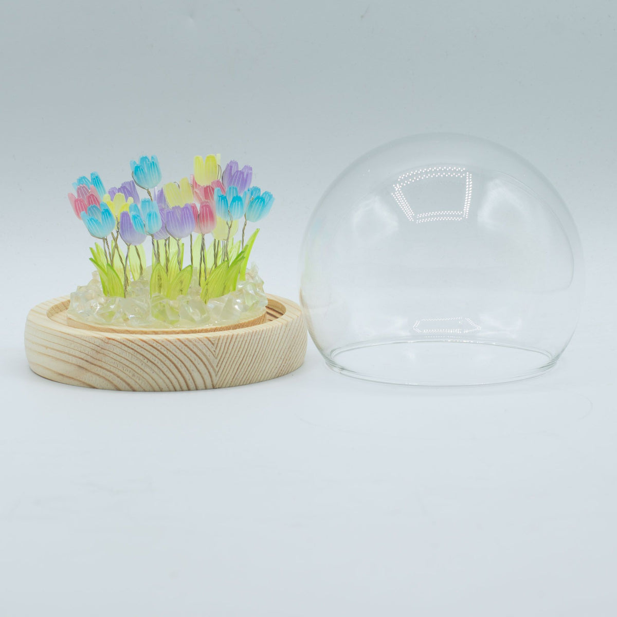 Floral Glow Garden Dome - 20 Multi Tulips - LED USB – product image 3 of 7