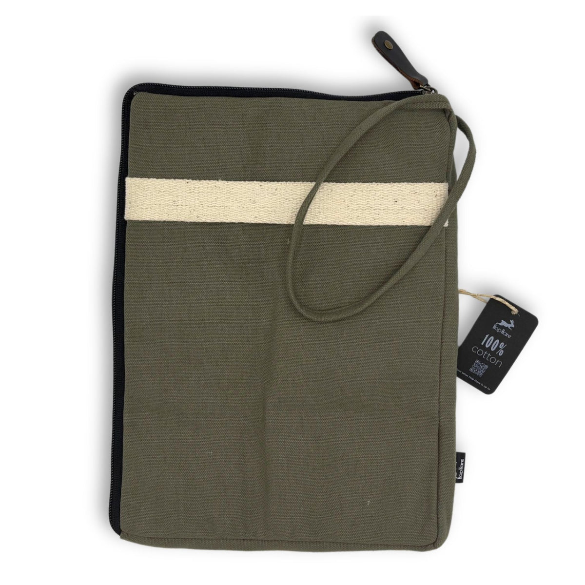 Canvas Tablet Pouch - Olive – product image 4 of 5