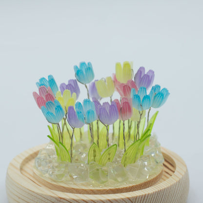 Floral Glow Garden Dome - 20 Multi Tulips - LED USB – product image 4 of 7