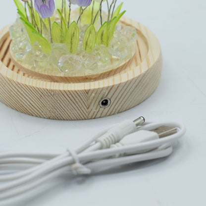 Floral Glow Garden Dome - 20 Multi Tulips - LED USB – product image 5 of 7