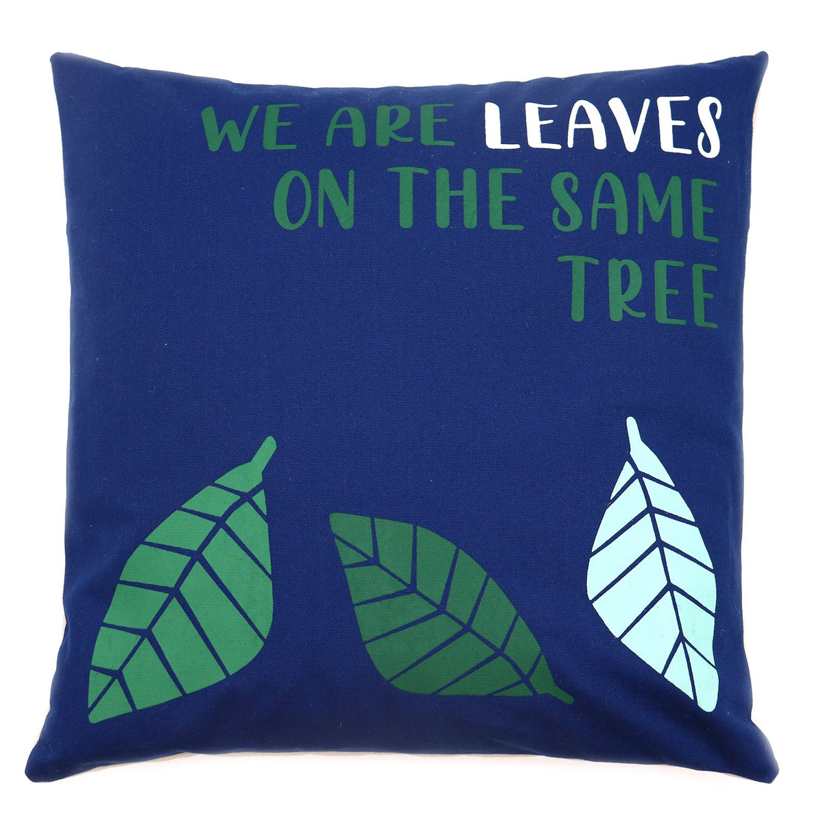 Set of 3 We Are Leaves Cotton Cushion Covers – 45 x 45cm