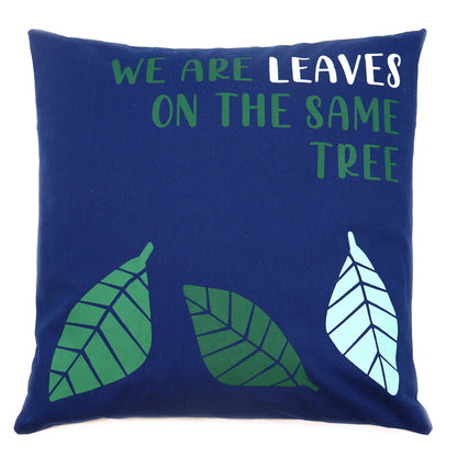 Set of 3 We Are Leaves Cotton Cushion Covers – 45 x 45cm