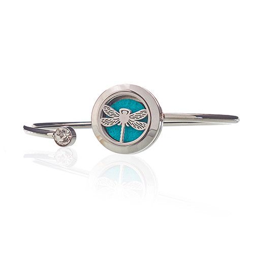 Aromatherapy Jewellery Crystal Bracelet - Dragonfly - 20mm – product image 1 of 7