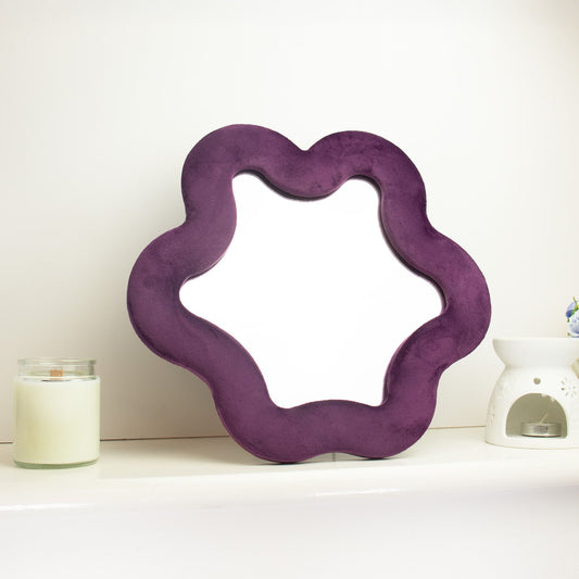 Soft Squiggly Mirror – Star – Mauve (33x31x2.3cm) – product image 2 of 6
