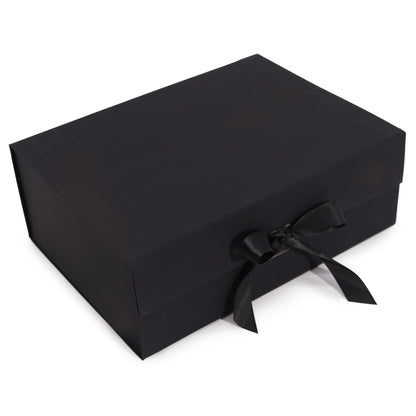 Flat Pack Gift Box - Extra Large (33 × 25 × 12 cm) - Black – product image 1 of 5