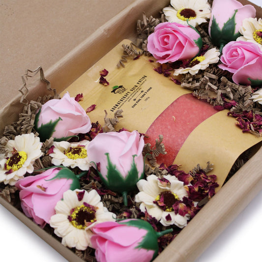 Salt Soak & Soap Flower Gift Set - Ylang Ylang, Lemon & Orange – product image 2 of 9