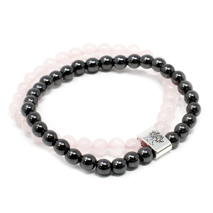 Magnetic Gemstone Bracelet - Rose Quartz – product image 3 of 5