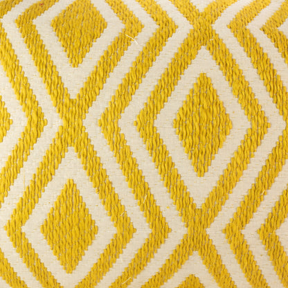 Classic Cushion Cover - Mustard Diamonds - 30 x 50cm - Lumbar Style
