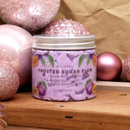 Frosted Sugar Plum Whipped Soap 120g – product image 4 of 5