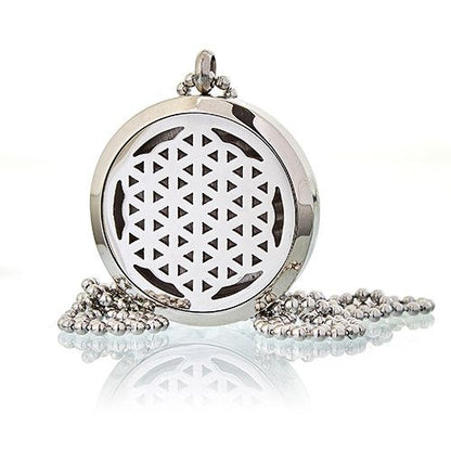 Aromatherapy Diffuser Necklace - Flower of Life 30mm – product image 1 of 5