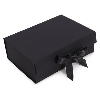 Flat Pack Gift Box - Large (28.2 × 20.2 × 9.2 cm) - Black – product image 1 of 6