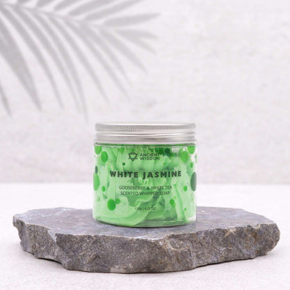 Gooseberry & White Tea Whipped Soap 120g – product image 1 of 3