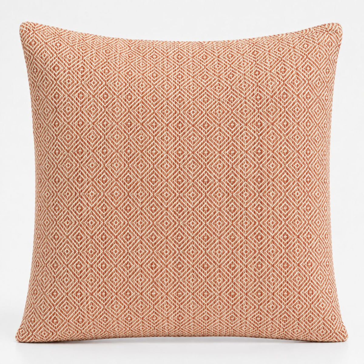 Classic Cushion Cover - Burgundy Squares - 60 x 60cm - Jumbo Style