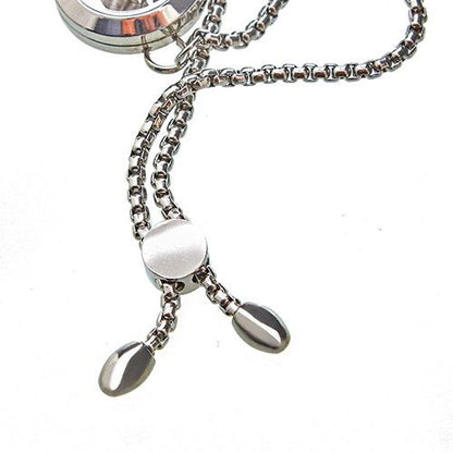 Aromatherapy Jewellery Chain Bracelet - Cat & Flowers - 20mm – product image 7 of 7