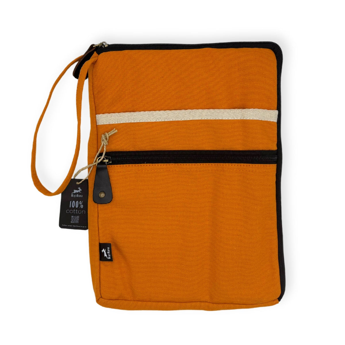Canvas Travel Laptop Pouch - Orange – product image 4 of 5