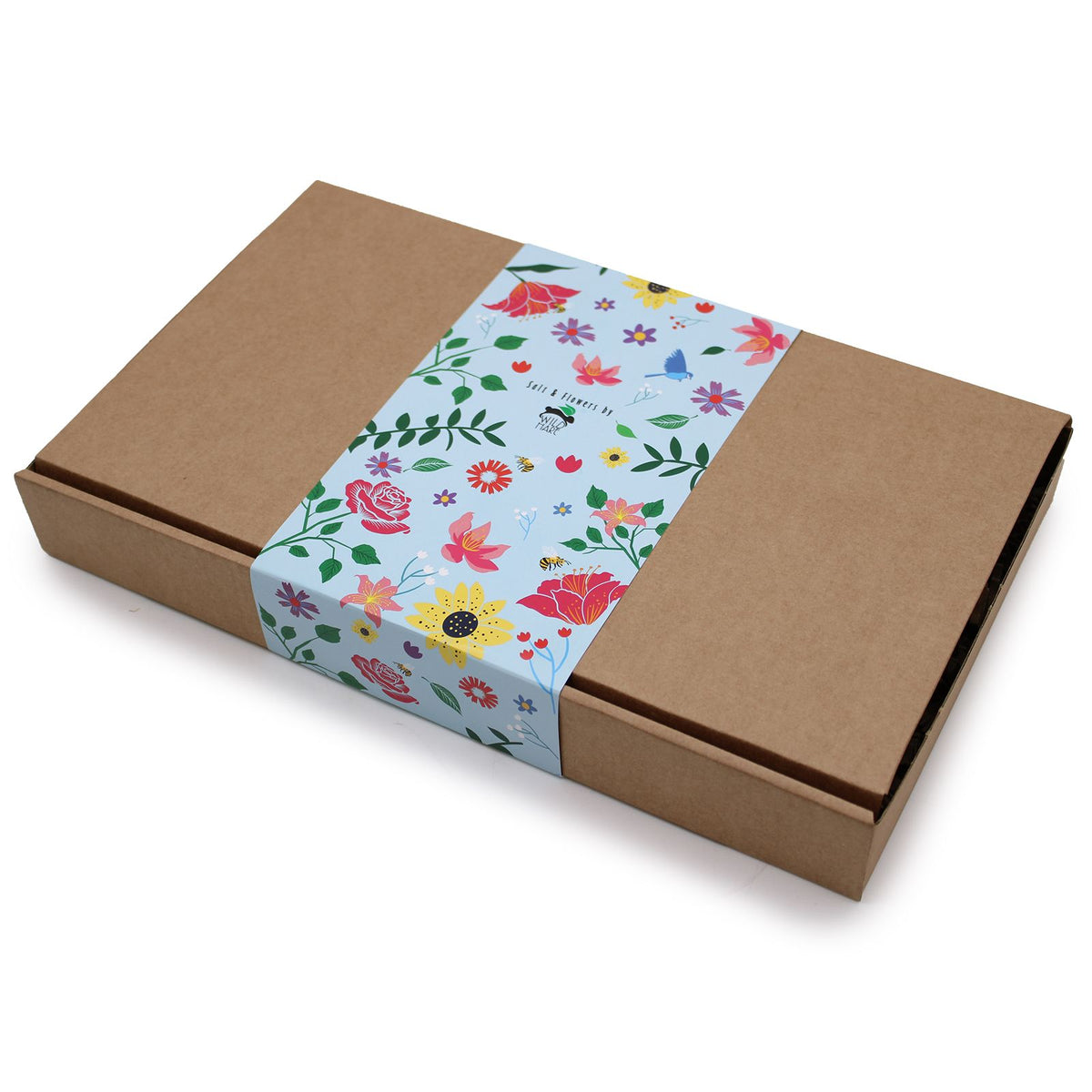 Salt Soak & Soap Flower Gift Set - Lavender, Orange & Basil – product image 3 of 8
