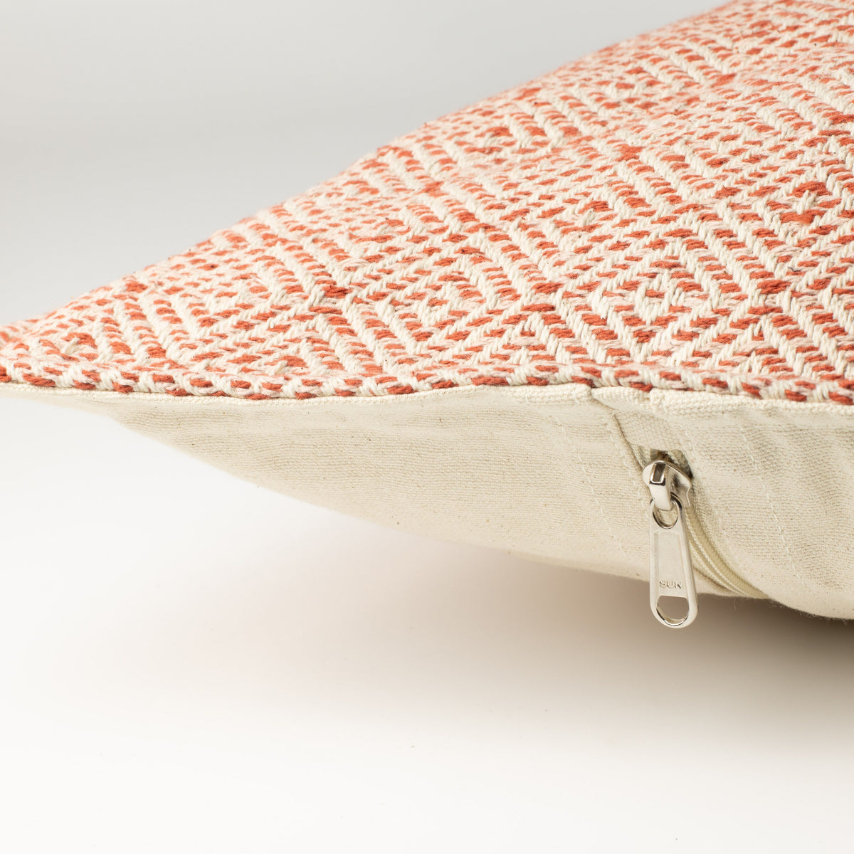 Classic Cushion Cover - Burgundy Squares - 60 x 60cm - Jumbo Style