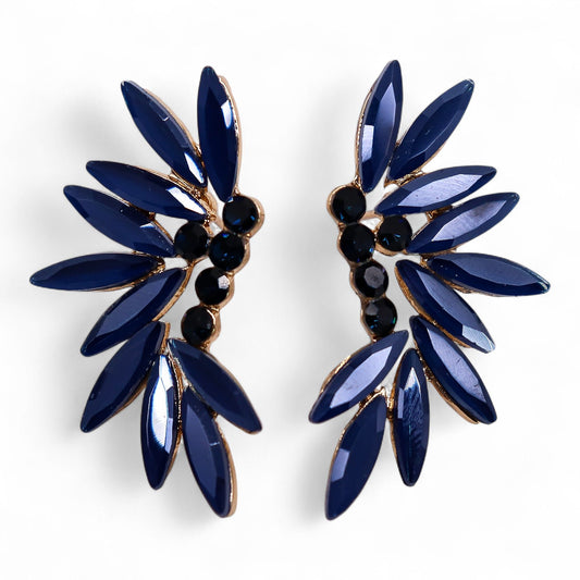 Royal Blue - Vintage Glass - Fairies - Earrings – product image 1 of 7