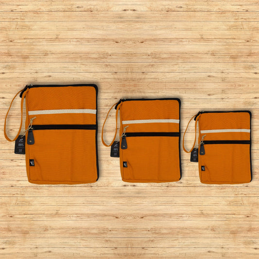 Canvas Tablet Pouch - Orange – product image 2 of 4