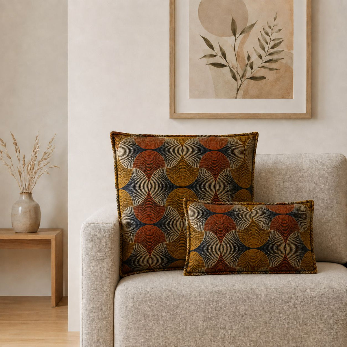 Classic Cushion Cover - Urban Swirl - 60 x 60cm - Jumbo Style
