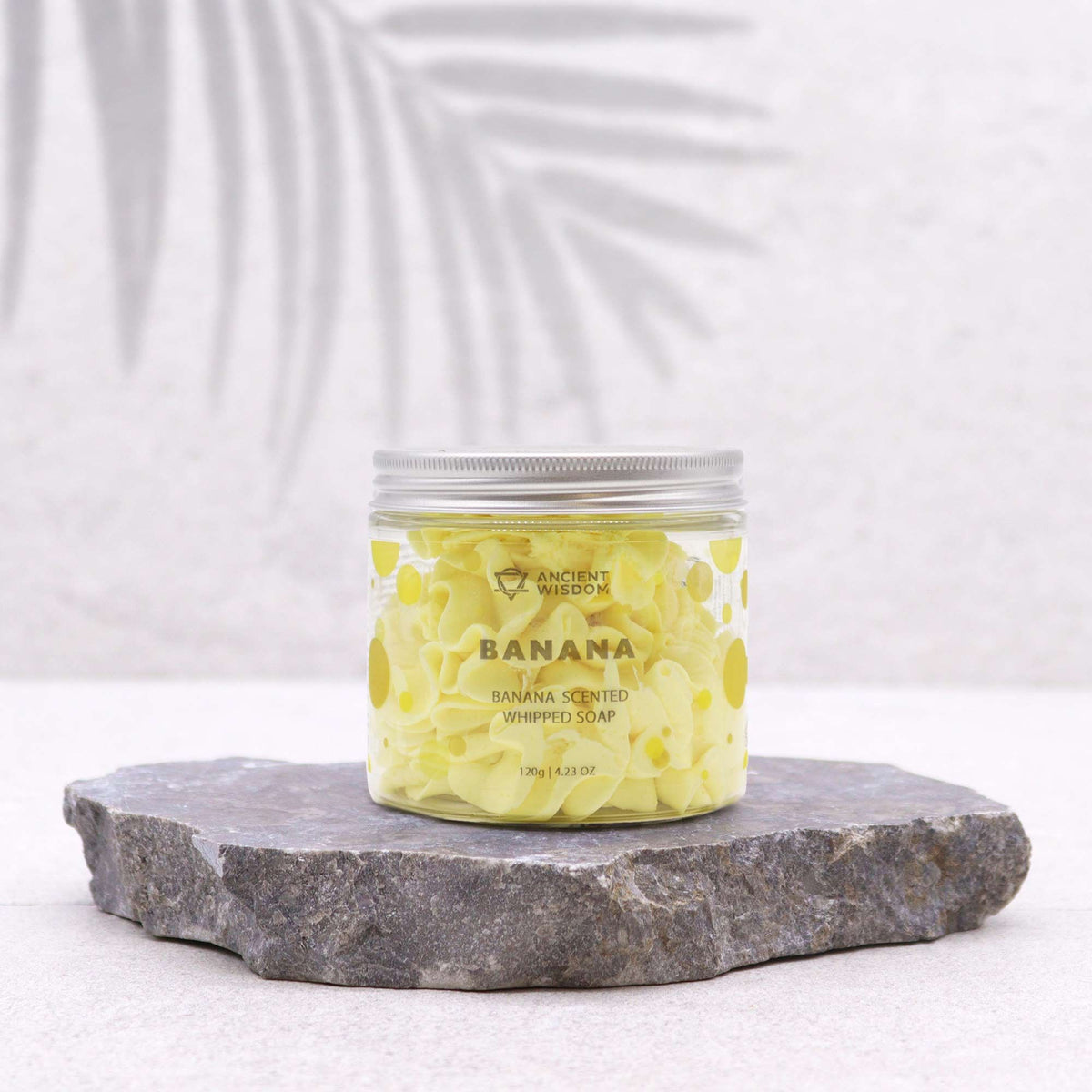 Banana Whipped Soap 120g – product image 2 of 3