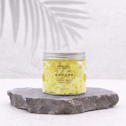 Banana Whipped Soap 120g – product image 2 of 3