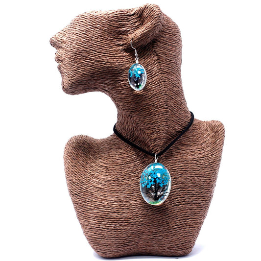 Pressed Flowers - Tree of Life set - Teal – product image 2 of 6