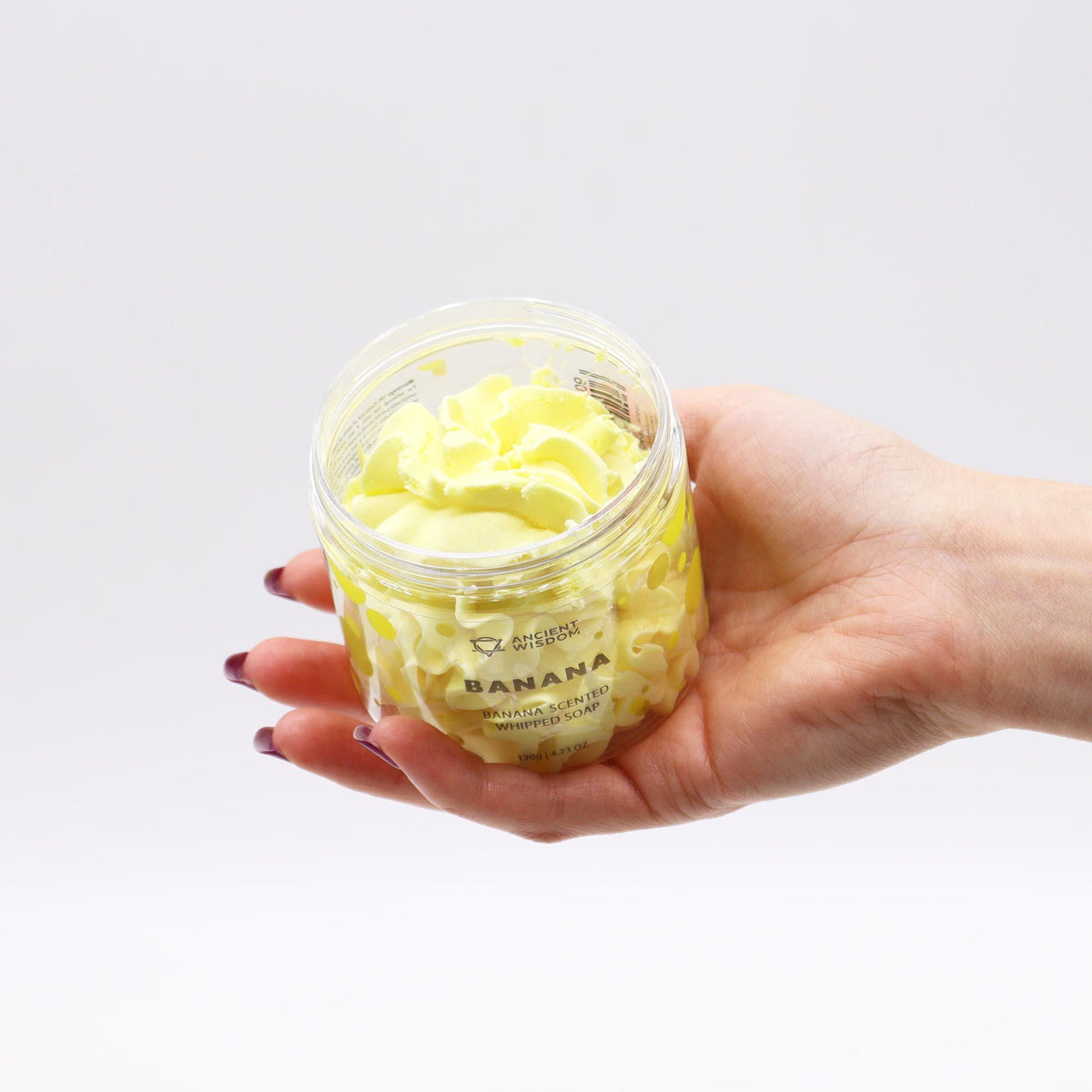 Banana Whipped Soap 120g – product image 1 of 3