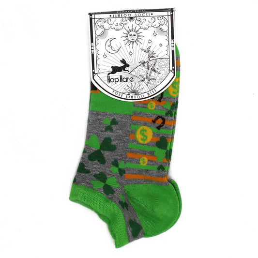 S/M Hop Hare Bamboo Socks Low (3.5-6.5) - Lucky Socks – product image 2 of 4