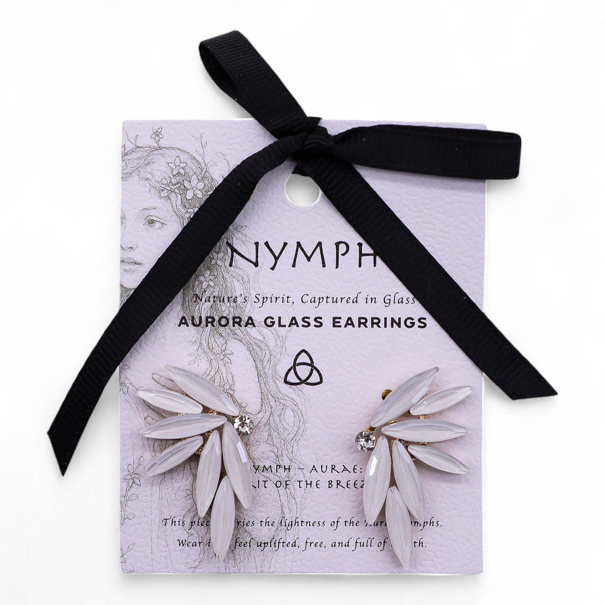 Pearl - Vintage Glass - Fairies - Earrings – product image 2 of 7