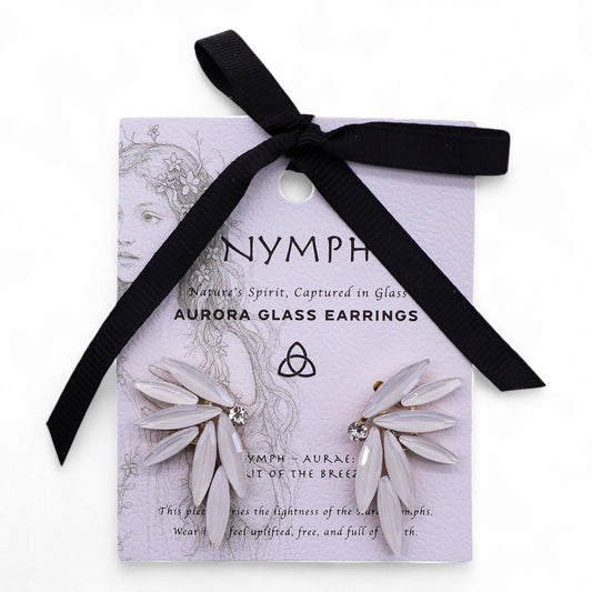 Pearl - Vintage Glass - Fairies - Earrings – product image 2 of 7